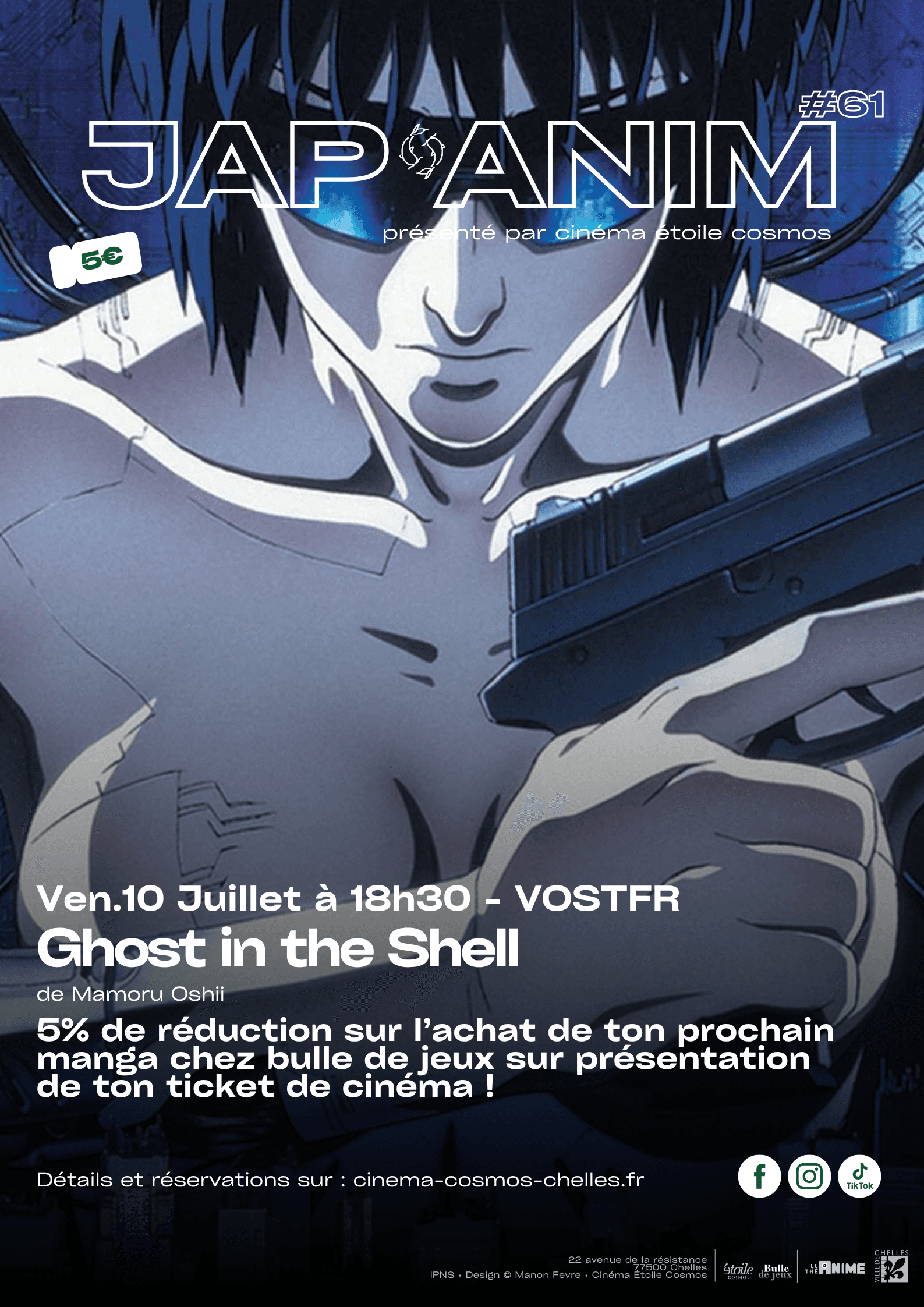 Ghost in the Shell en séance Jap'Anim à Chelles